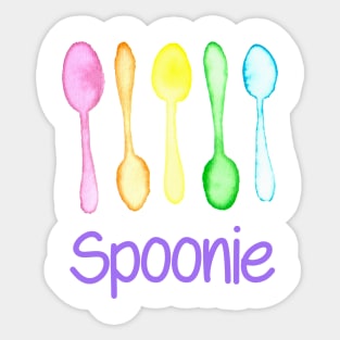 Spoonie Sticker